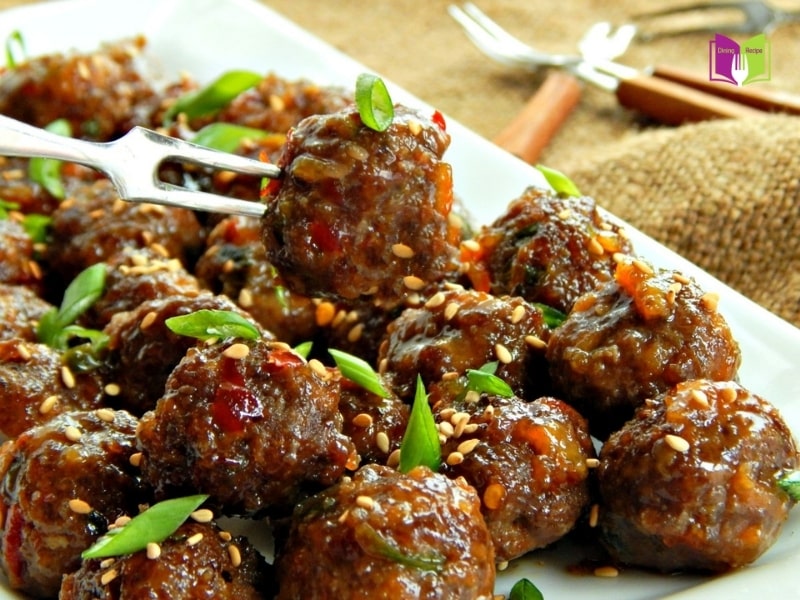 Asian Sweet and Spicy Meatball Easy Homemade Recipe